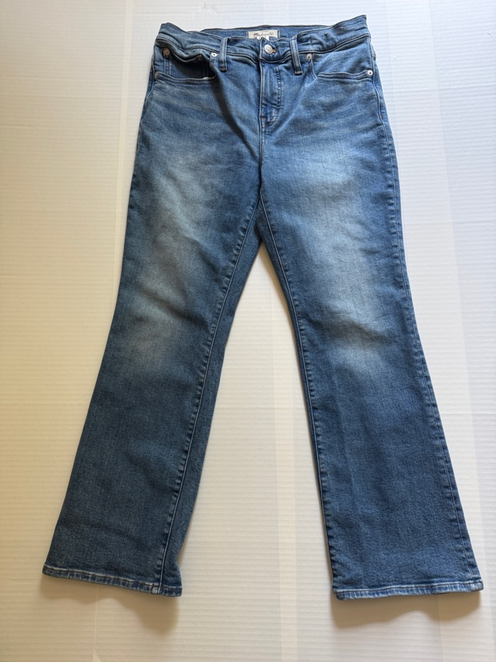 Madewell Mid-Rise Kick Blue Flare Jeans Size 29